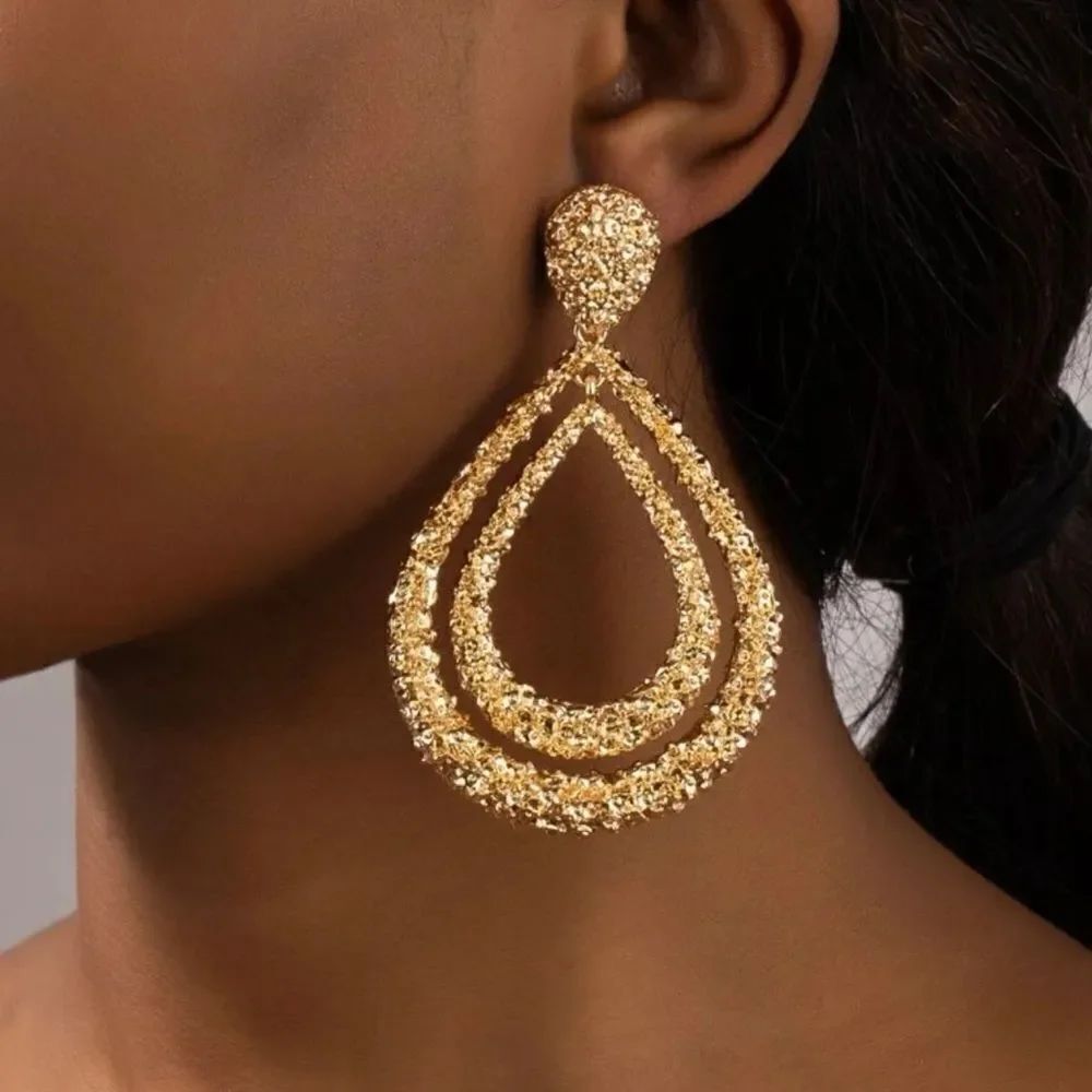 geo dangle drop earrings #18